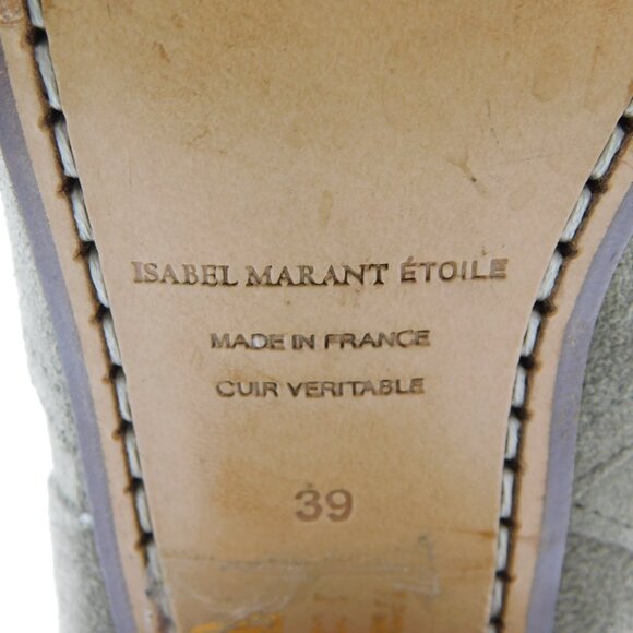 Isabel Marant Etoile Dicker Ankle Boot | Taupe | Suede Leather | VGUC | 9 / 39 - Picture 6 of 11
